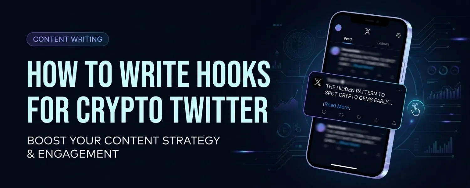 How to write hooks that stop the scroll on crypto Twitter - 6 types, 10 templates